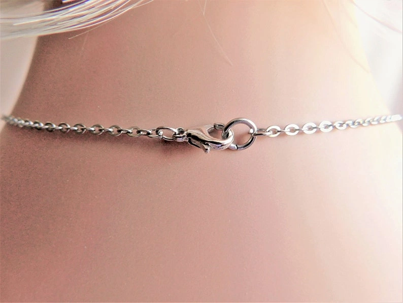 Floral Necklace | Antique Silver | Pewter - Image 2
